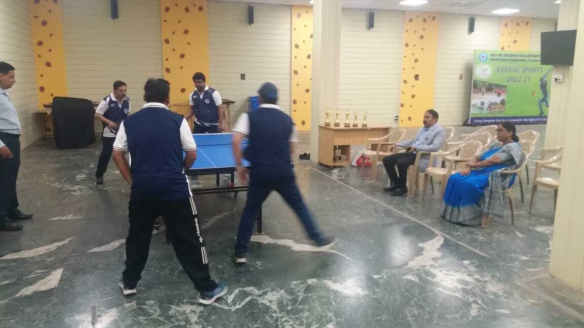 Annual Sports 2022-23- Table Tennis Tournament on 27 Jan 23